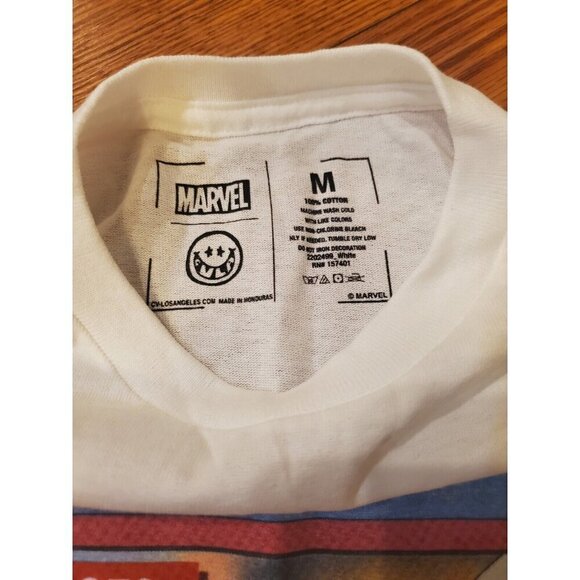 Marvel Super Heroes Tshirt Mens Size M White Graphic print Storm X-men NWOT - Picture 4 of 6